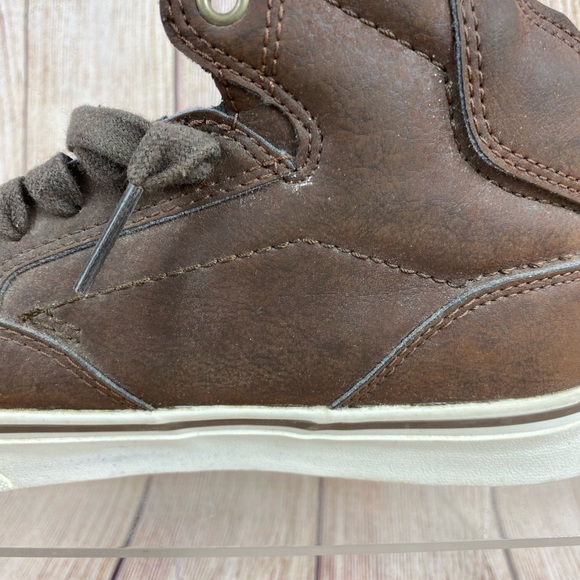 Vans | Mid Top Brown TB4R Off The Wall Men’s Skateboard Sneakers | Size 8 - Picture 8 of 11